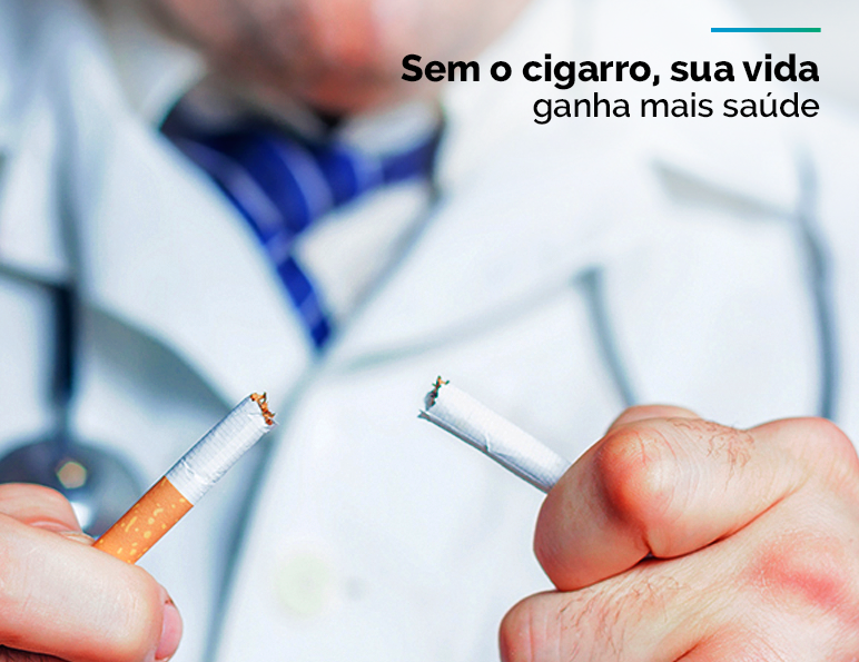 Sem o cigarro, sua vida ganha mais saúde